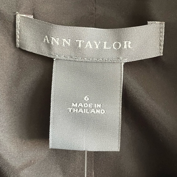 NWT Chocolate Brown Velvety Ann Taylor Blazer; Sz 6; Gorgeous for Fall & Winter! - Picture 2 of 15